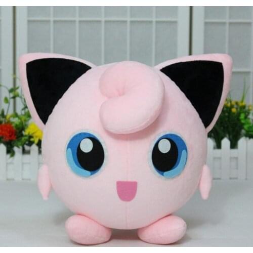 Japan Game Ainmie Pokemon Cartoon Jigglypuff Plush Toy Soft Pillow Dolls 35*28cm Kawaii Kids Christmas Gift