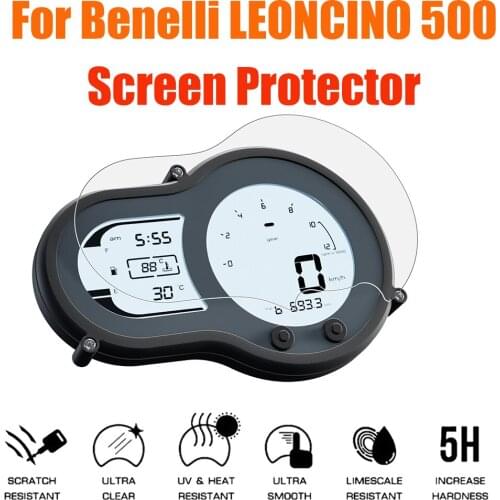 Motorcycle Accessories Cluster Scratch Protection Film Speedometer Screen Protector For Benelli LEONCINO 500 LEONCINO500