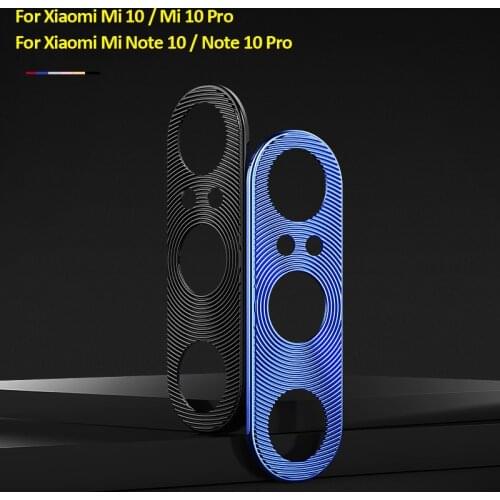 For Xiaomi Note 10 Pro Camera Lens Protector Ring Plating Aluminum For Xiaomi Mi 10 Mi Note 10 Pro Camera Cover Ring Protection