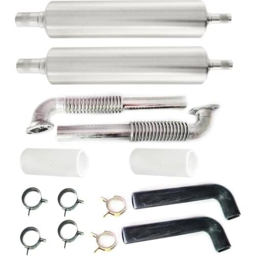 1 Set Twin-cylinder Rear Exhaust Pipe For DLE60 EME70 Engine