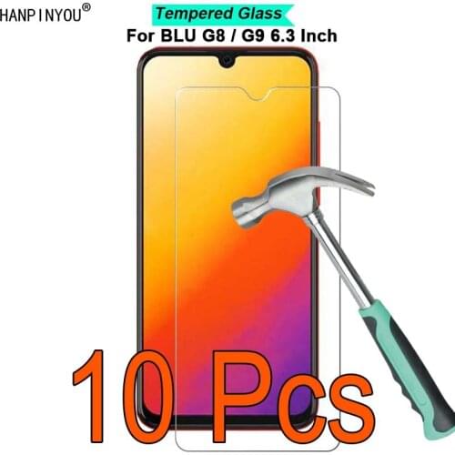 10 Pcs/Lot For BLU G8 / G9 6.3" 9H Hardness 2.5D Ultra-thin Toughened Tempered Glass Film Screen Protector Guard