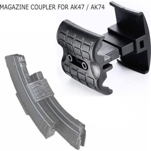 AK Magazine Coupler Clamp AK47 AK74 Airsoft Magazine Parallel Connector Military Accessories Tactical Rifle Gun Double Mag Clip