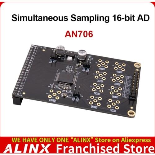 ALINX AN706: 16-bits AD Module Multi-Channels Simultaneous Sampling for FPGA Board
