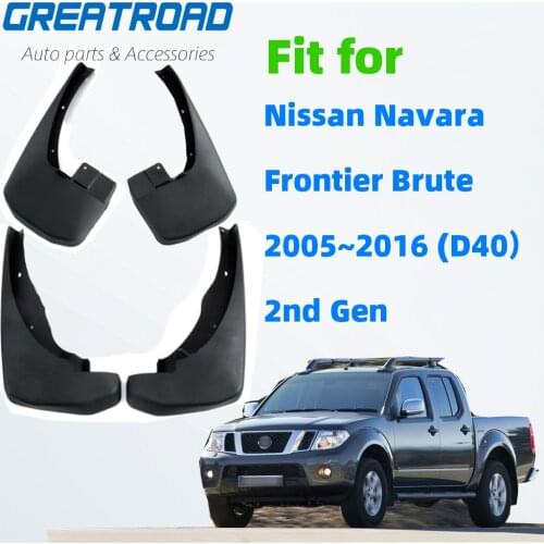 Mudflap for Nissan Navara Frontier Brute D40 2005~2016 Fender Mud Guard Splash Flaps Mudguards Accessories 2006 2007 2008 2009