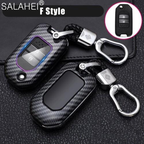 Luxury ABS Car Key Case Cover Shell For Honda Civic HRV CRV XRV Pilot Accord Crider Odyssey 2015 2016 2017 2018 Auto Accessories