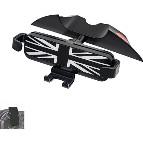 Mobile Phone Mount Holder Cradle Rotatable Clip (Grey Union Jack Flag, 4 - 6 Inch Phone ) for MiniF54 F55 F56 F60