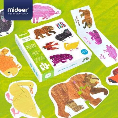 MiDeer Childrens Hungry Caterpillar Animal Cognitive Enlightenment Puzzle Baby Big Early Education Toy Gifts For Children
