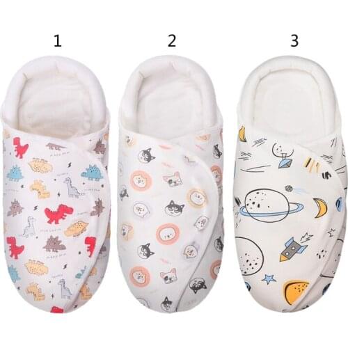 HX5D Newborn Cotton Blanket Swaddle Toddler Winter Warm Sleeping Bags Baby Sleepsack Stroller Wrap