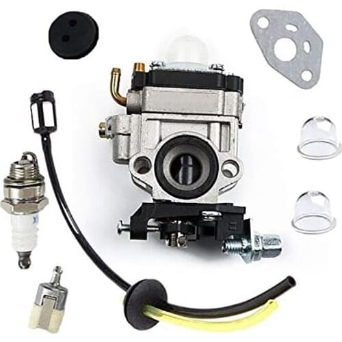 Carburetor for Kawasaki TH23 TH26 TH34 23CC 25CC 26CC 33CC 35CC Spark Plug Kit Replace