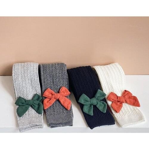 Girls Leggings Spring Autum Travel Clothes Girls Pants Student Casual Wear Cotton Stylish Soft Knitted Childrens Legging