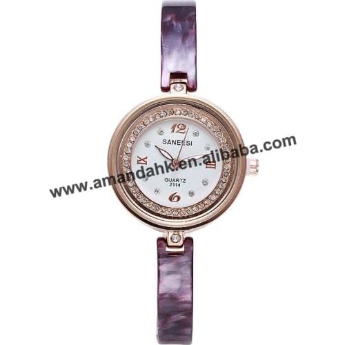 Hottest Leather Luxury Diamond Women Wirstwatch Fashion Starry Romantic Blink Style Women Watches 2114