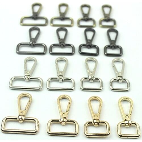 15/20/25/32mm Metal Snap Hook Lobster Clasp Collar Carabiner Belt Buckles DIY KeyChain Bag Part Accessories