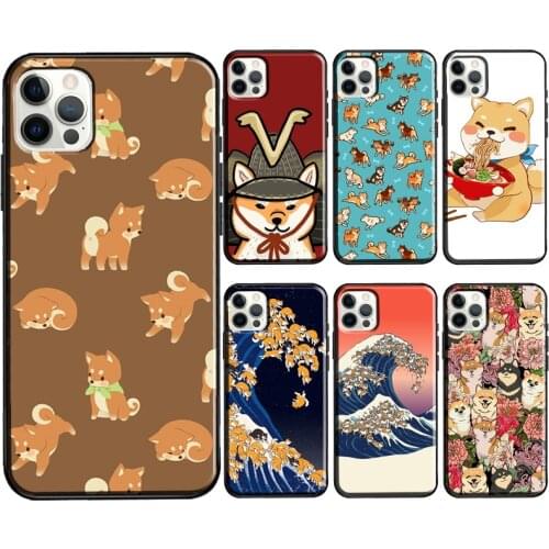 Shiba Shibes Dog Cartoon Phone Case For iPhone 11 12 Pro Max 12 Mini X XR XS MAX 7 8 Plus 5S SE 2020 Soft Cover