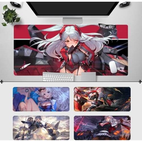 Soft Azur lane anime girl Mouse Pad PC Laptop Gamer Mousepad Anime Antislip Mat Keyboard Desk Mat Carpet for overwatch/cs go/LOL