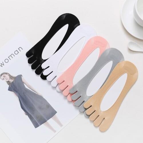 Orthopedic Compression Socks Womens Toe Socks Ultra Low Cut Liner With Gel Tab Breathable Sweat-absorbent Deodorant Invisible