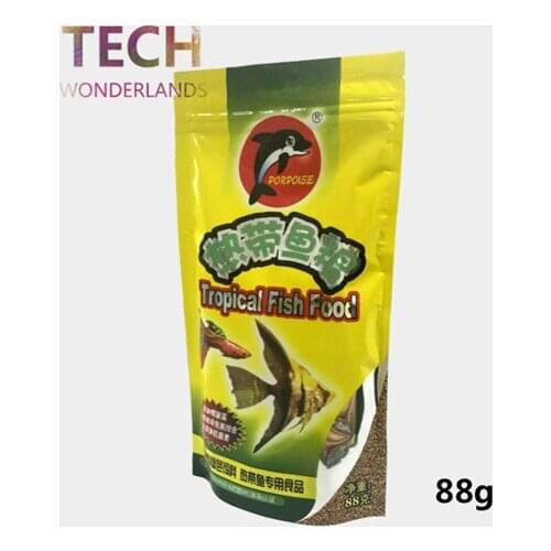 NEW aquarium ornamental fish feed Tropical fish discus guppy small fish food Dolphin 88g free shipping