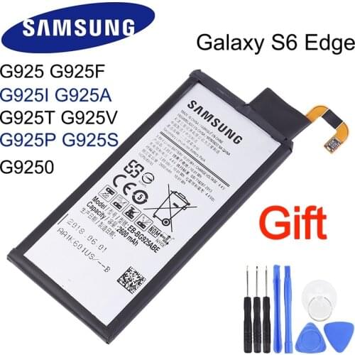 Original Battery EB-BG925ABA EB-BG925ABE For Sasmung GALAXY S6 Edge G9250 G925F G925FQ G925S G925A G925T G925P G925V 2600mAh