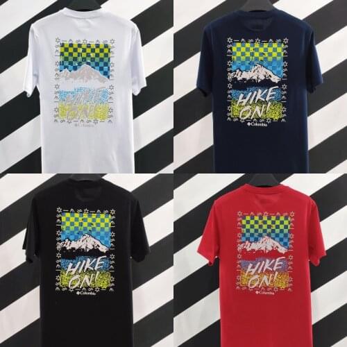 Orginal Columbia T Shirt Men Women T Shirt Standard Regular T Shirt Fit NewTrend 2021 Columbia Short Sleeve Men women T Shirt