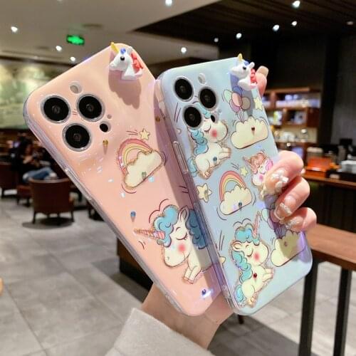 3D Ear Rabbit Warm Leopard Case for Huawei P20 P30 P40 Mate20 Mate30 Pro NOVA7 Cover Plush Fluffy Fur Camera Protection Case