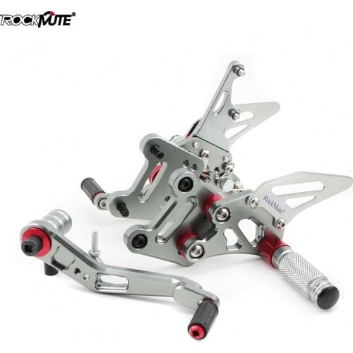Motorcycle Adjustable Rider Rearset For SUZUKI GSX-R1000 GSXR 1000 2017-2018 CNC Aluminum Foot Pegs Pedal Footrest