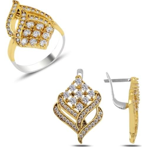 Silverlina Silver Zircon Stone Authentic Set