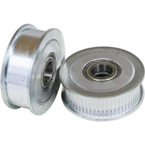 2GT 60 Teeth Synchronous Wheel Idler Pulley 5/6/8/10/12/15mm Bore 7mm/11mm Width with Bearing for GT2 Timing Belt