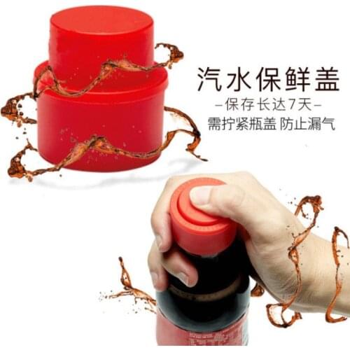Summer Vacuum Soda Stopper Soda Cap Bottle Stopper Bar Accessories Bottle Tools Fresh keeping Cap Pump cap