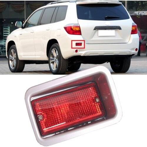 Roavia For Toyota Highlander 2009 2010 2011 Rear Reflector light Brake Light Rear Fog Light Foglamp foglight 81590-0F030