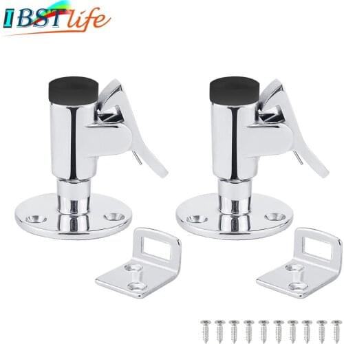 2X Stainless Steel 316 Boat Door Stop Stopper Catch Door Holder Knob Yacht RV Motorhome Camper Spring Latch Marine Hardware