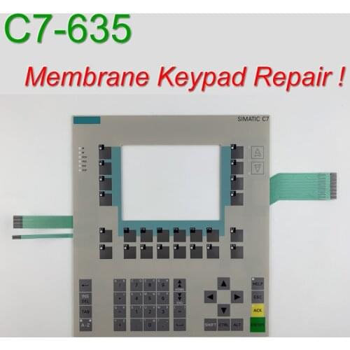 6ES7635-0AA00-6AA0 C7-635 Membrane Keypad for SIMATIC & GEA HMI Panel repair~do it yourself, Have in stock