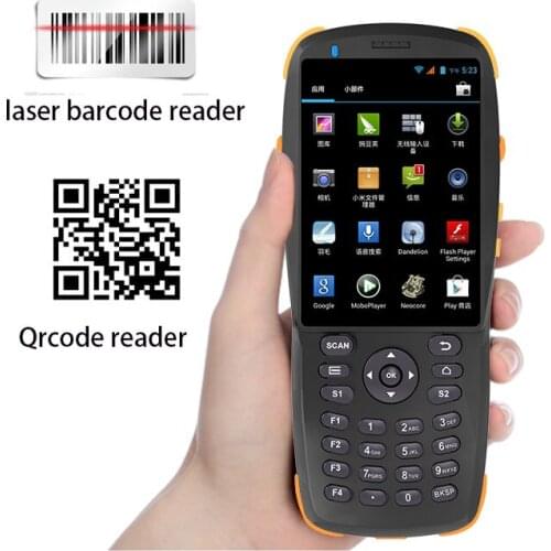 Android 3g 4g Touch Screen 4inch 1d 2d Barcode Scanner Handheld With NFC And Rfid Reader Data Collector Terminal