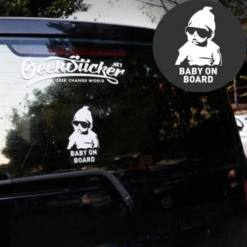 Car-Styling BABY ON BOARD Car Stickers Warning Decals for Mitsubishi Asx Outlander Lancer EX Pajero Evolution Eclipse Grandis