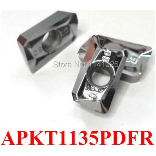 Free shipping 10PCS aluminum carbide insert APKT1135PDFR, CNC lathe tool, suitable for aluminum processing, insert BAP300R