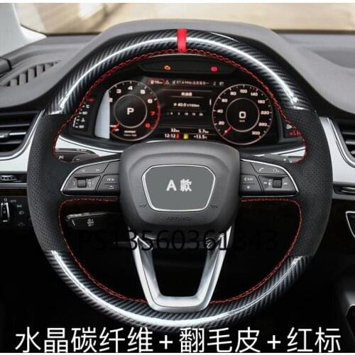 Suitable for Chevrolet steering wheel cover SAIL Cruze malibu TRAX Captiva Hand-stitched leather steering wheel cover