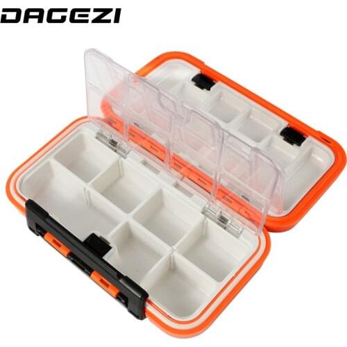 DAGEZI Multi-function Fly Fishing Box Fishing Accessories 16 Compartments can be adjustable Fishing Box for fishing Popper