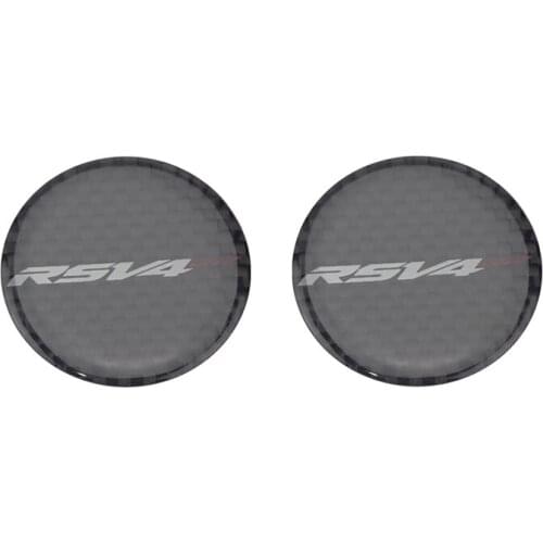 KODASKIN Motorcycle 3D Raise Real Carbon Stickers Emblem Decals for Motorbike Aprilia RSV4RF