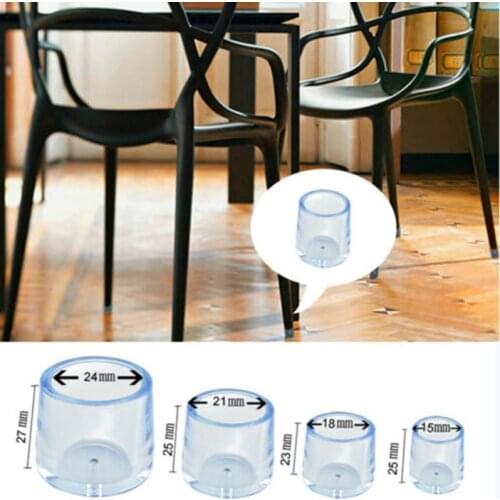 4Pcs Chair Legs Caps Non-Slip Chair Foot Cover Thicken Furniture Foot Pad Table Leg Table Foot Table Stool Protective Cover