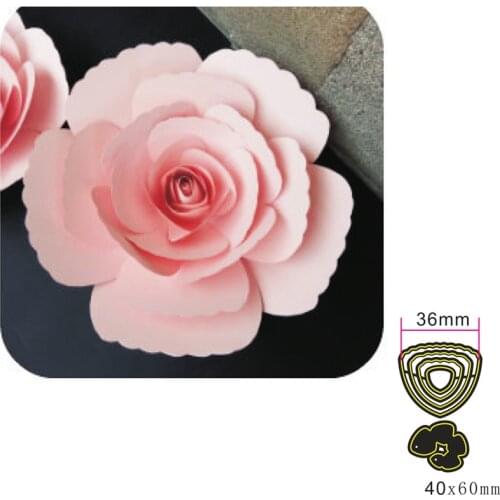 Multi-layered flower Metal Cutting Dies for DIY Scrapbook Cutting Die Paper Cards Making Embossed Decorative Craft Die Cut New