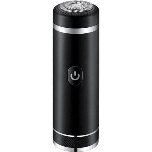 Mens Mini Portable Electric Razor Portable Rechargeable Electric Shaver Wireless Beard Trimmer Type-C USB Charging Port TSLM1