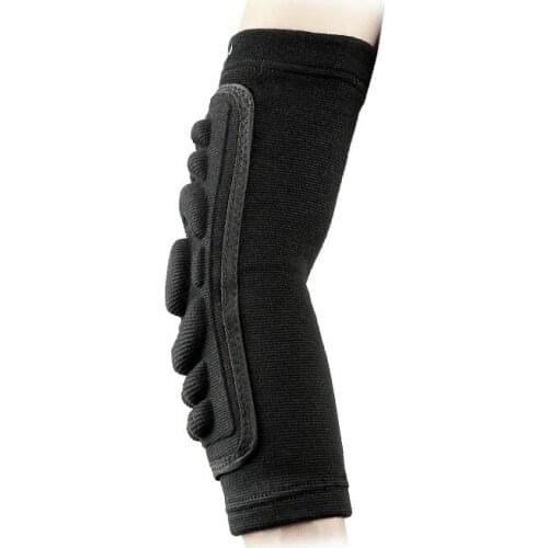 JA590 Elbow Protector Goalkeeper Pads Soccer Basketball Volleyball Training Elbowcap Protective Gear Guard 2PCs New Black