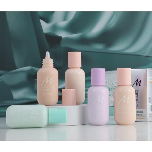 NEW Makeup Primer Isolation Cream Matte Moisturizing Oil Control Hidden Pores Toning Primer Creative Baby Bottle 5colors TSLM1