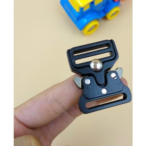 New 1" For 25mm Webbing Strap 2pcs Quick Side Release Metal Belt Buckles For DIY Bags Clothes Belt Accessories
