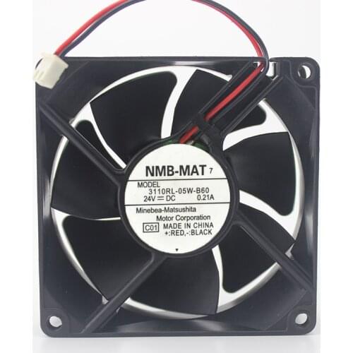 Original 3110RL-05W-B60 24V 0.21A 8025 8CM Inverter Double ball fan