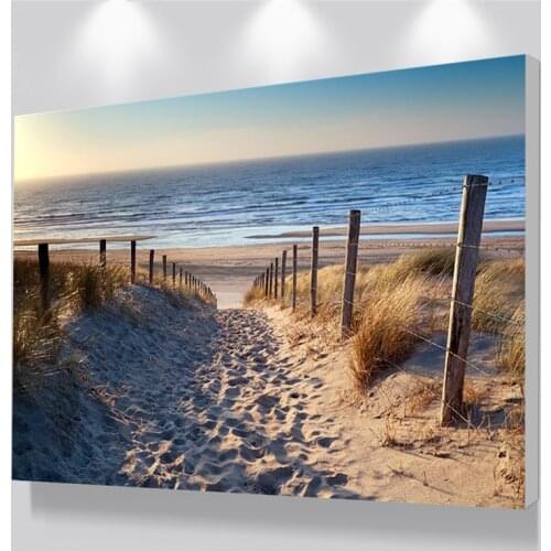 Poster and Prints on Canvas Art Painting Wall Picture for Living Room Modern Landscape Custom Photo Printing No Frame