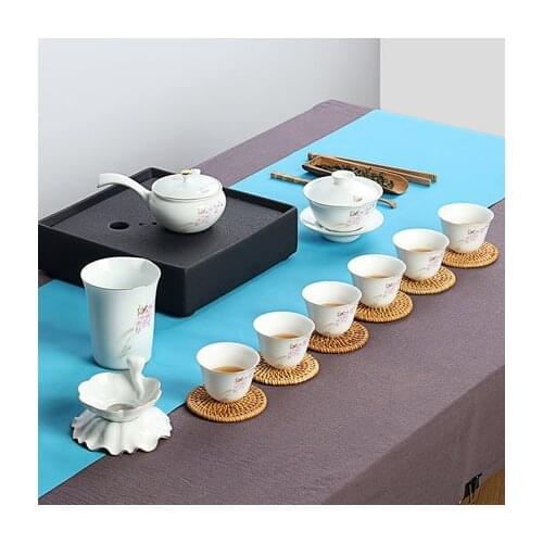 Simple ceramic Kung Fu tea set full set of gift packaging
