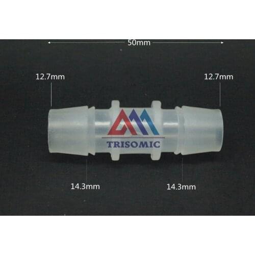 12.7mm Straight Connector Plastic Fitting Barbed Connector Material PP Hose PVC Tube Connection Joiner Fitting Aquarium FishTank