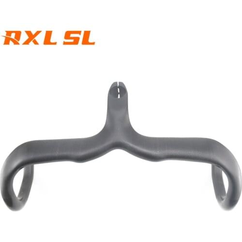 Handlebar Carbon Integrated Stem 28.6mm RXL SL Carbon Handlebar Road Bike 3K/UD Glossy Drop Bar 400/420/440mm Bicycle Handlebars
