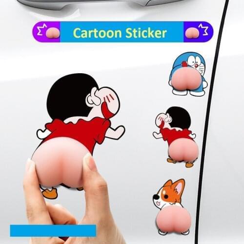 Exterior Part Cartoon Car Door Protector Auto Edge Corner Guard Protective Bumper Sticker Furniture Door Protector Accessory