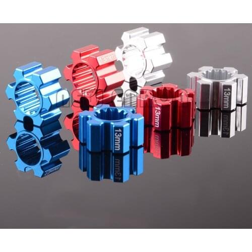 1:5 2Pcs Aluminum Wheel Hubs Hex 13mm Thickness 7756 7756X 7756R For RC CAR 1/5 Traxxas X-Maxx XMaxx 77086-4 NEW ENRON