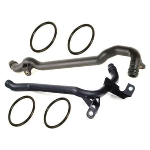 1 set Water Pump Coolant Pipe Hose Outlet With O-Rings For BMW X3 X5 325xi